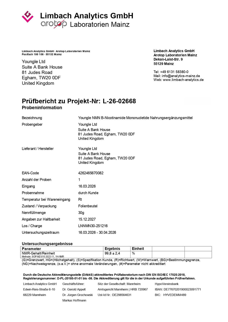 NMN: geprüft & freigegeben