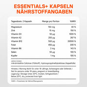 Youngle Essentials⁺ Formula dietary supplement in a sleek container with a label, designed for daily nutritional support.